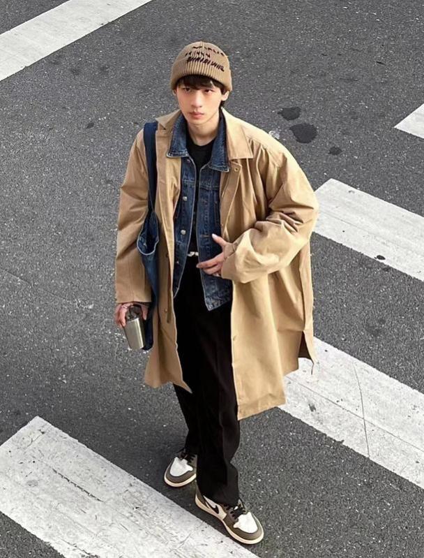 冬季男生休闲时尚搭配